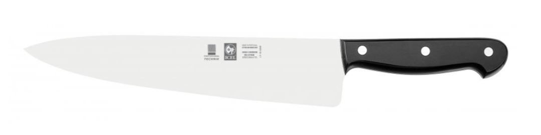 FACA INOX COZINHA 30 CM CABO PRETO