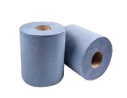 ROLO PAPEL MÃOS COR AZUL 2 CAPAS 20G/M2 (CX6) 