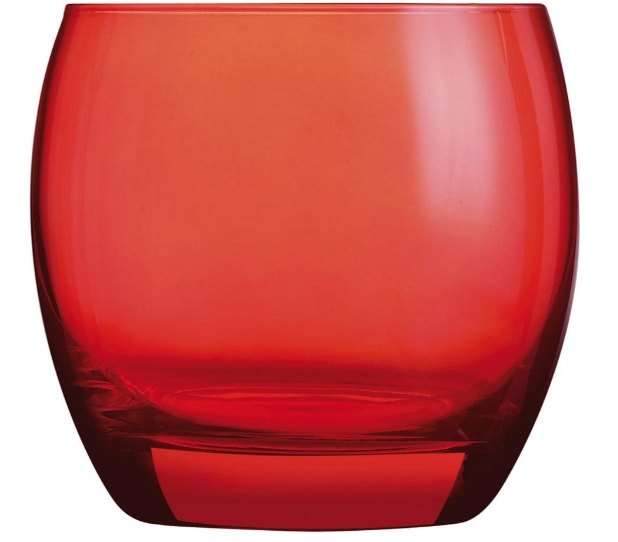 COPO VIDRO 32 CL VERMELHO 