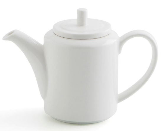 CAFETEIRA PORCELANA BRANCA 35 CL