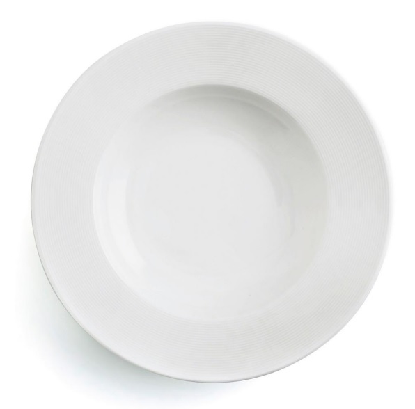 PRATO SOPA PORCELANA BRANCA 23 CM 