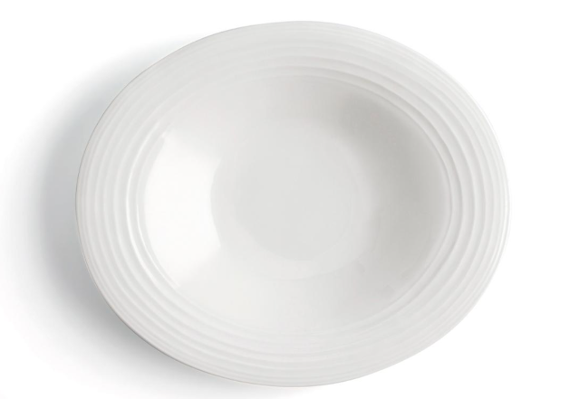 PRATO FUNDO PORCELANA BEGE 29 CM