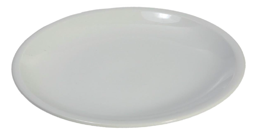 PRATO PORCELANA BRANCA 24 CM RASO