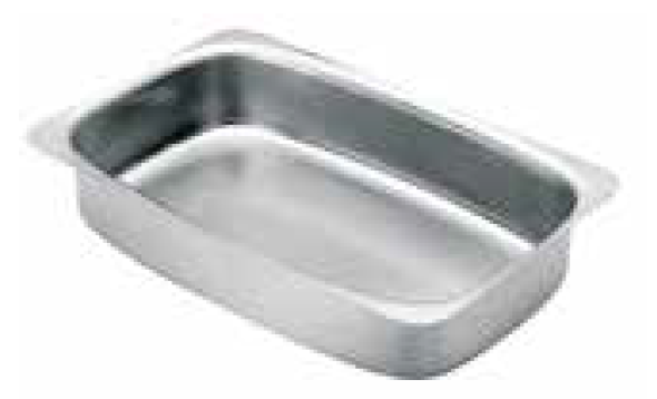 ASSADEIRA INOX RECTANGULAR 55X35X7 CM
