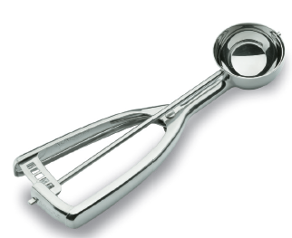 CONCHA INOX C/ MOLA 53MM 20 B/L P/GELADO