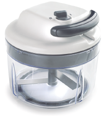 PICADORA INOX MANUAL P/ ALIMENTOS C/ 2 VELOCIDADES