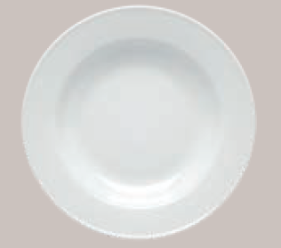 PRATO SOPA PORCELANA BRANCA 21 CM SP