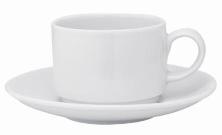 CHÁVENA CHÁ PORCELANA BRANCA 410/23 VA EMP
