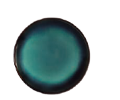 PRATO SOPA GRES IRIS VERDE/AZUL23 CM