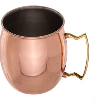 CANECA INOX CERVEJA COBREADA 550 ML
