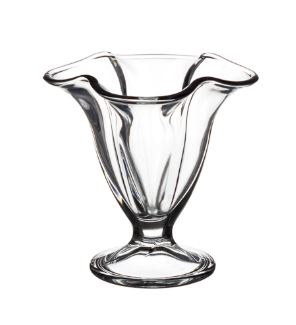 TAÇA VIDRO C/PÉ  16 CM