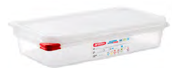 CAIXA PLÁSTICA C/ TAMPA GN 1/3-65 2,5 L