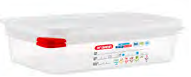 CAIXA PLÁSTICA C/ TAMPA GN 1/4-65 1,8 L
