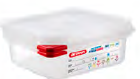 CAIXA PLÁSTICA C/ TAMPA GN 1/6-65 1,1 L