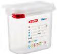 CAIXA PLÁSTICA C/ TAMPA GN 1/9-150 1,5 L