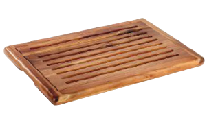 TABUA MADEIRA 47,5X32X2 CM C/ DEPOSITO P/ MIGALHAS