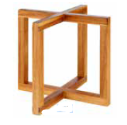 SUPORTE MADEIRA P/ BUFFET 20X20 CM