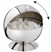 AÇUCAREIRO/SALEIRO INOX ROOLTOP