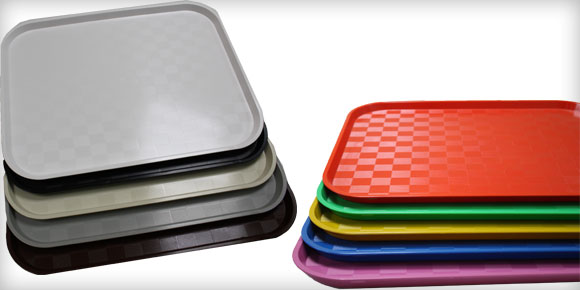 TABULEIRO PS 30X20 CM COR CINZENTO