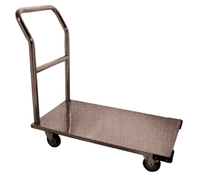 CARRO INOX TRANSPORTE 520X910X910 MM CAP 100KG