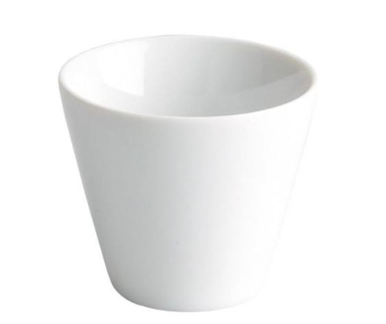 TAÇA PORCELANA BRANCA CONICA 7,5 CL