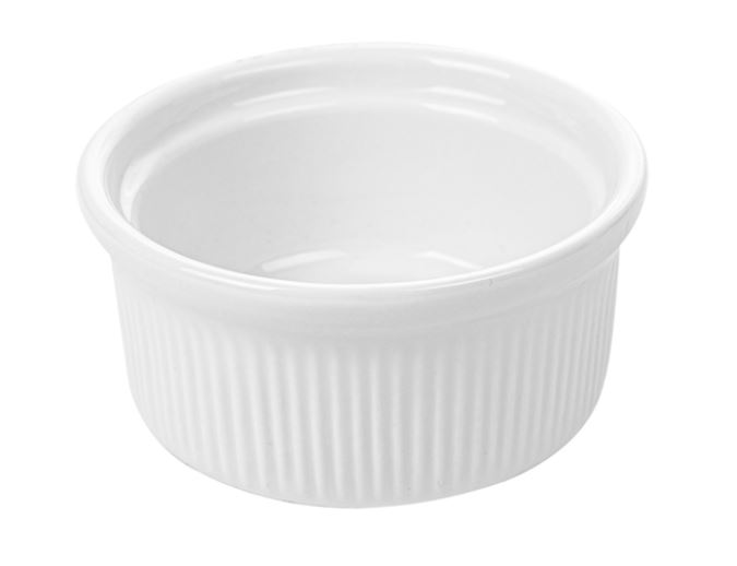 RAMEQUIM PORCELANA BRANCA 7X4 CM