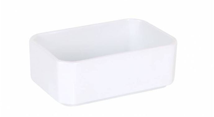 AÇUCAREIRO PORCELANA BRANCA 11X7X4 CM