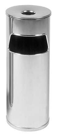 CINZEIRO OU PAPELEIRA INOX 60 CM